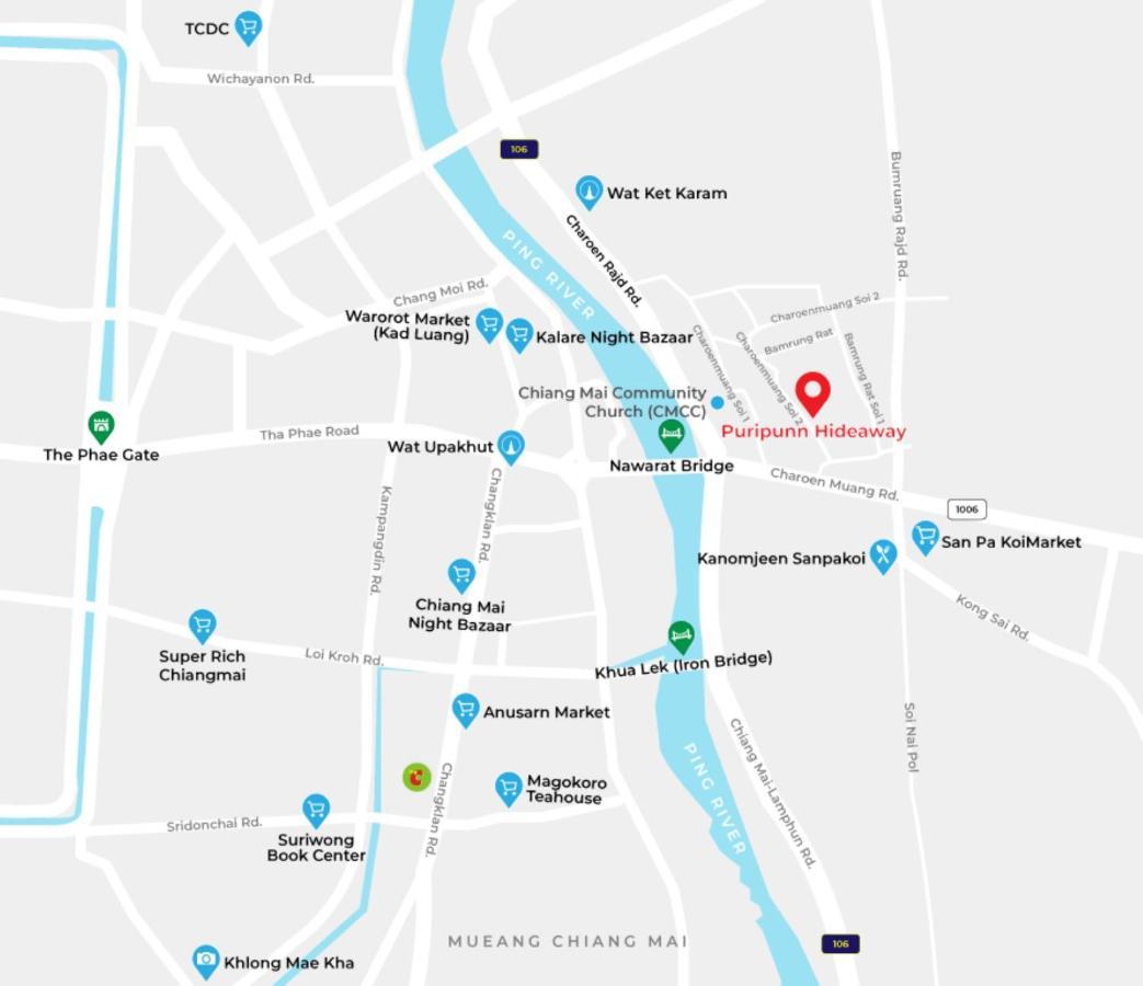ปุรีปัน ไฮด์อะเวย์ Hotel เชียงใหม่ ภายนอก รูปภาพ